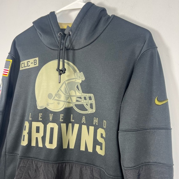 Nike NFL Cleveland Browns Salute to Service Hoodie NKDY-00A Football Small - Picture 4 of 6